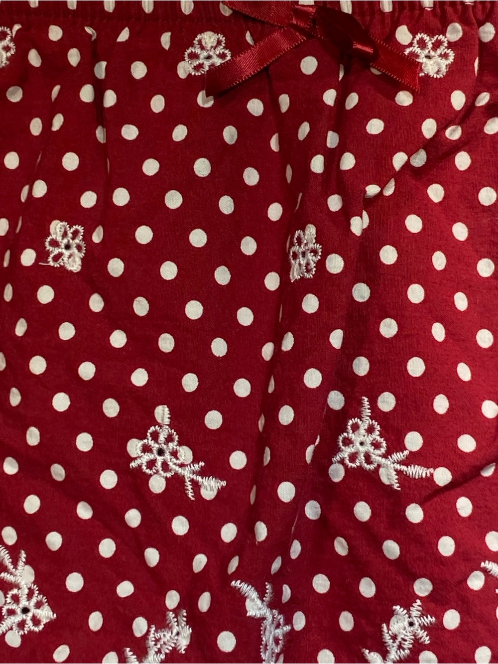 wild fable Red Polka Dot Lace-Trim Skort - Picture 4 of 6